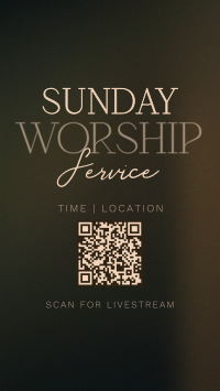Radiant Sunday Church Service Instagram reel Image Preview