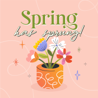 Spring Flower Pot Linkedin Post Image Preview