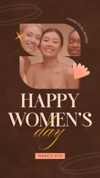 Modern Women's Day Video Image Preview