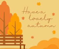 Autumn Greetings Facebook Post Design