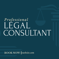 Professional Legal Consultant Instagram post Image Preview