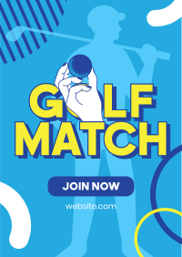 Golf Match Flyer Design