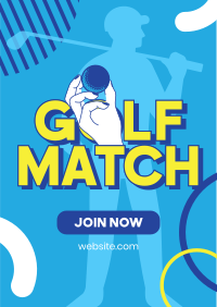Golf Match Flyer Image Preview