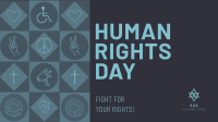 Puzzled Rights Facebook Event Cover Design