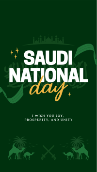 Saudi National Day Facebook Story Image Preview