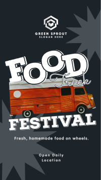 Food Truck  Festival TikTok Video Image Preview