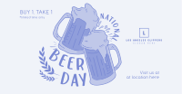 Beer Day Celebration Facebook Ad Design