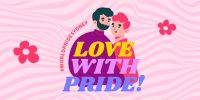 Love with Pride Twitter Post Design