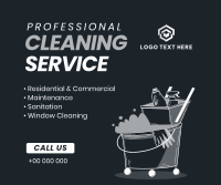 Cleaning Professionals Facebook Post Design