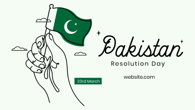 Pakistan Flag Facebook event cover Image Preview