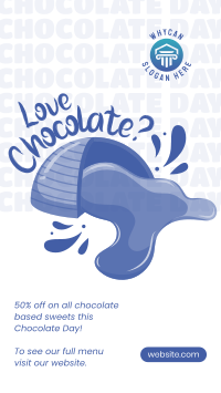 Chocolate Lover Facebook Story Design