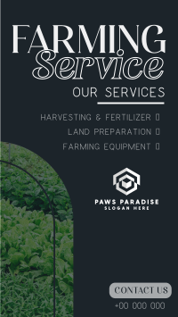 Farmland Exclusive Service TikTok Video Image Preview