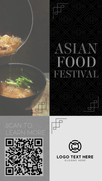 Asian Food Fest YouTube Short Design