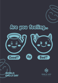 Emoji Day Poll Poster Design