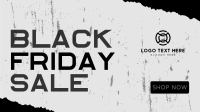 Black Friday Paper Cut Video Image Preview