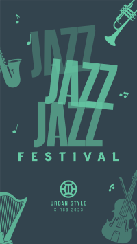 Jazz Festival Instagram story Image Preview