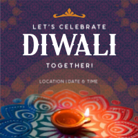 Diwali Pattern Instagram Post Preview