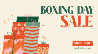 Gifts Boxing Day Facebook Event Cover Design