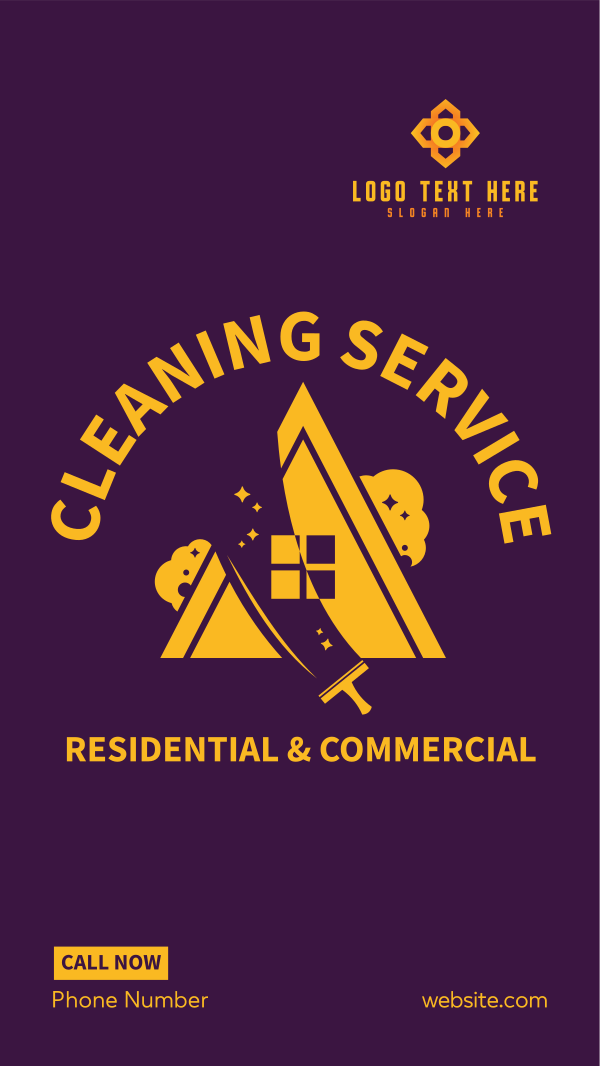 House Cleaning Service Instagram Story Design Image Preview