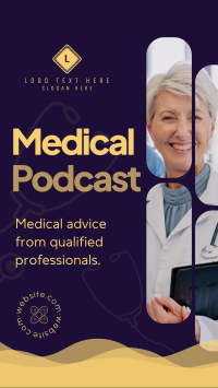 Medical Podcast Instagram story Image Preview