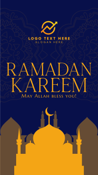 Blessed Ramadan Facebook Story Design