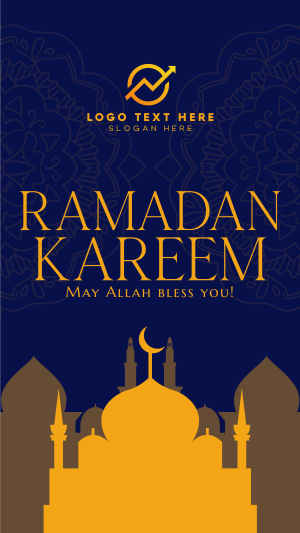 Blessed Ramadan Facebook story Image Preview