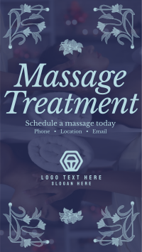 Art Nouveau Massage Treatment Instagram reel Image Preview