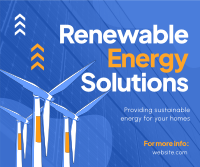 Renewable Energy Solutions Facebook Post Design