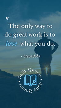 Love What You Do Instagram reel Image Preview