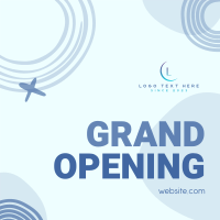 Contemporary Grand Opening Instagram Post Design