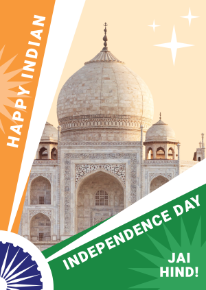Indian Flag Independence Poster Image Preview