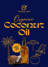 Organic Coconut Oil Poster Image Preview