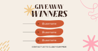 Congratulations Giveaway Winners Facebook Ad Design