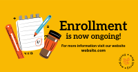 Enrollment Is Now Ongoing Facebook Ad Design