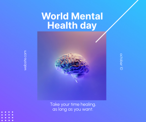 Mental Health Day Facebook post Image Preview