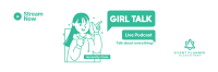 Girl Talk Twitter Header Design