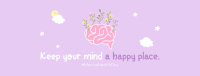 Grow Positive Thoughts Facebook Cover Design