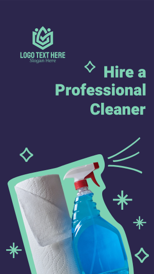 Discounted Professional Cleaners Instagram story