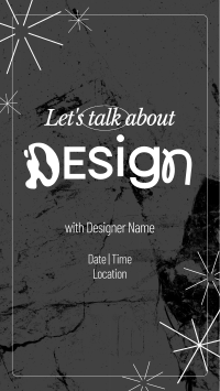 Minimalist Design Seminar Facebook Story Design