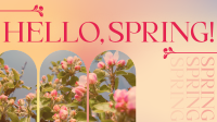 Retro Welcome Spring Video Design