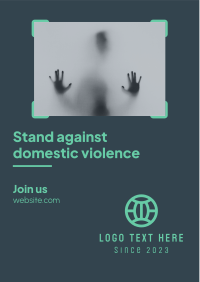 Stand Against Domestic Violence Flyer Design