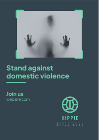 Stand Against Domestic Violence Flyer Image Preview