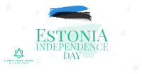 Simple Estonia Independence Day Facebook Ad Design