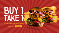 Flame Grilled Burgers Facebook Event Cover Image Preview