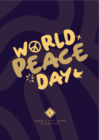 Peace Day Quirks Poster Design