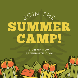Summer Camp Instagram post Image Preview