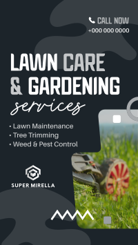 Lawn Care & Gardening TikTok Video Image Preview