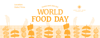 Yummy Street foods Day Facebook cover Image Preview