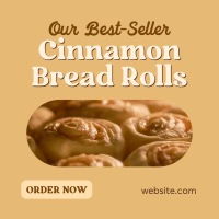 Best-seller Cinnamon Rolls Instagram post Image Preview