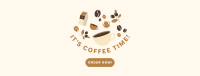 Coffee Time Facebook Cover Design
